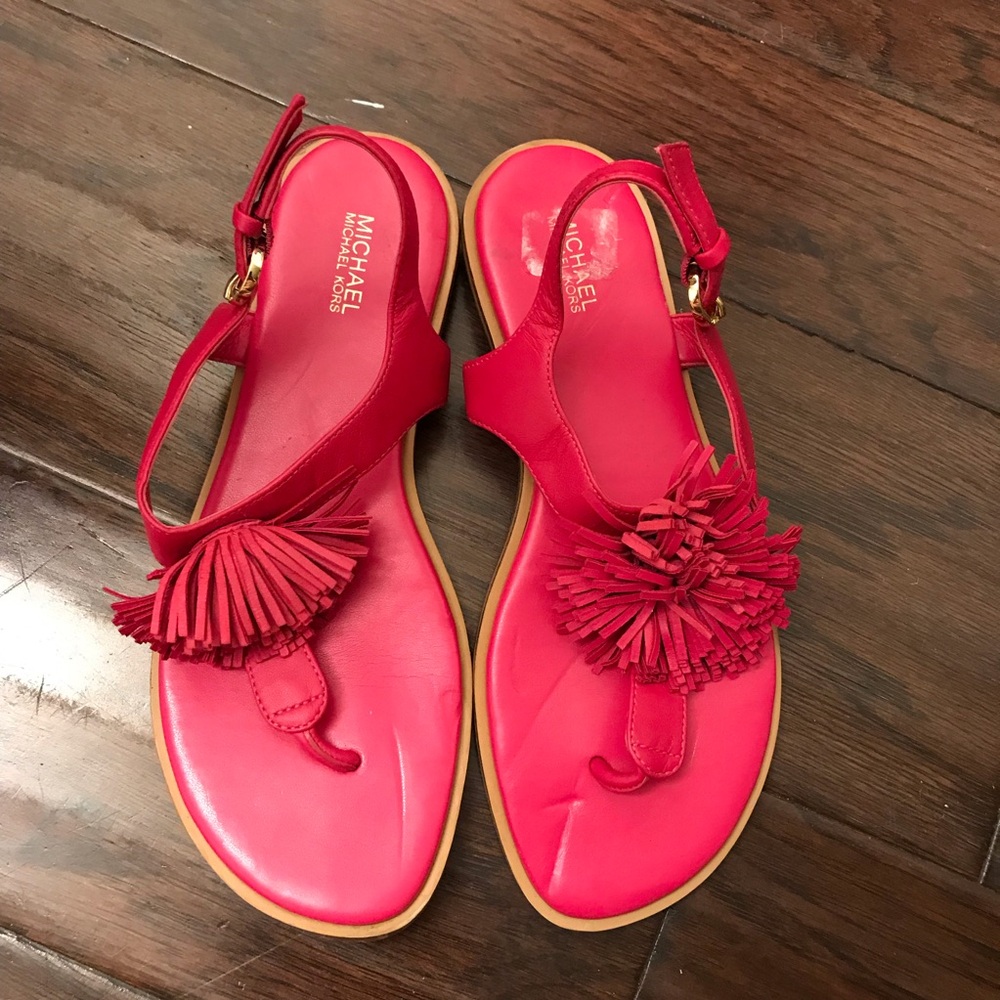 Michael Kors Red Sandals
